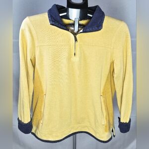 Women's Fat Face The Airlie Quarter Zip Preppy Pullover, Size 8